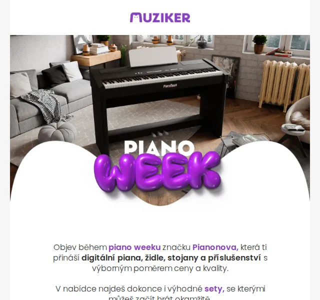 Muziker: Poznej digitální piana Pianonova – červen 2026 | Nuslet.cz