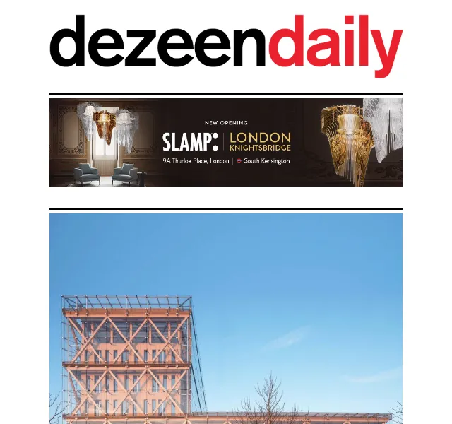 Dezeen Daily: Novinky z architektury a designu – červen 2026 | Nuslet.cz