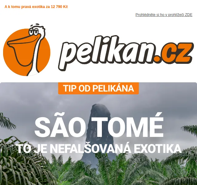 Pelikan.cz: Exotická dovolená od 12 790 Kč – červen 2026 | Nuslet.cz
