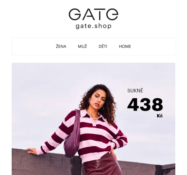 Gate.shop: Dámské šaty, bundy a pulovry od 198 Kč – Aug