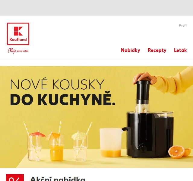 Kaufland: Kuchyňské spotřebiče od 499 Kč – červen 2026 | Nuslet.cz