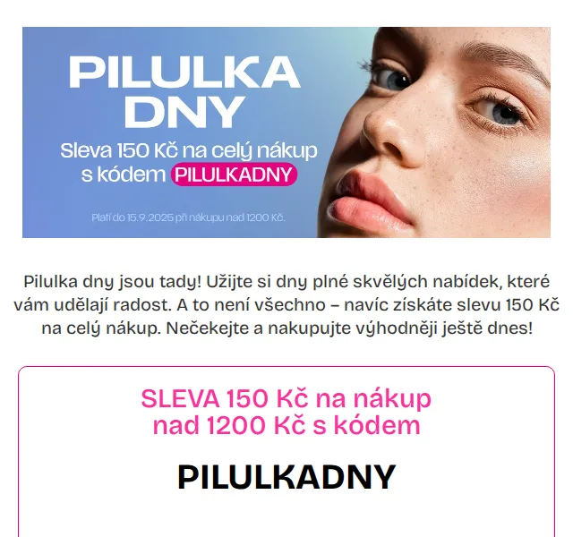 Pilulka: Pilulka Dny slevy 150 Kč a 25% na CeraVe – září 2025 | Nuslet.cz