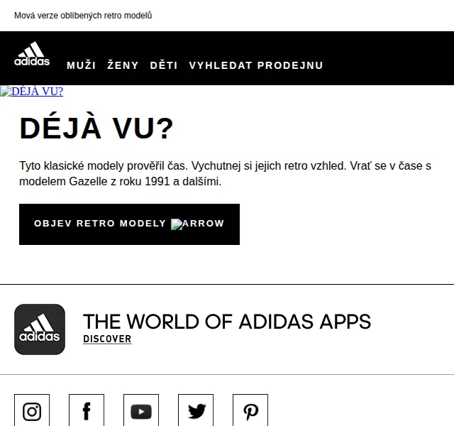Adidas: Retro modely Gazelle, Shadowturf a USA 84 – červen 2026 | Nuslet.cz