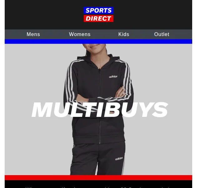 Sportsdirect: Multibuy akce na ponožky, joggers & spodní prádlo – červen 2026 | Nuslet.cz