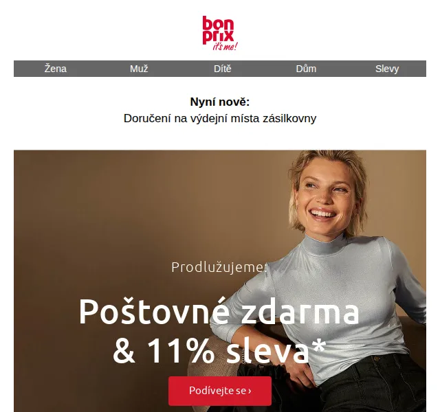 bonprix: 11% sleva a poštovné zdarma – červen 2026 | Nuslet.cz