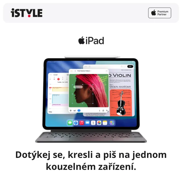 iSTYLE: iPad od 7 290 Kč pro studenty – červen 2026