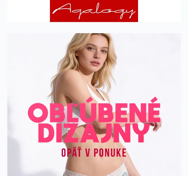 Nohavičky Aqalogy: nové dizajny ve všech velikostech – duben 2026