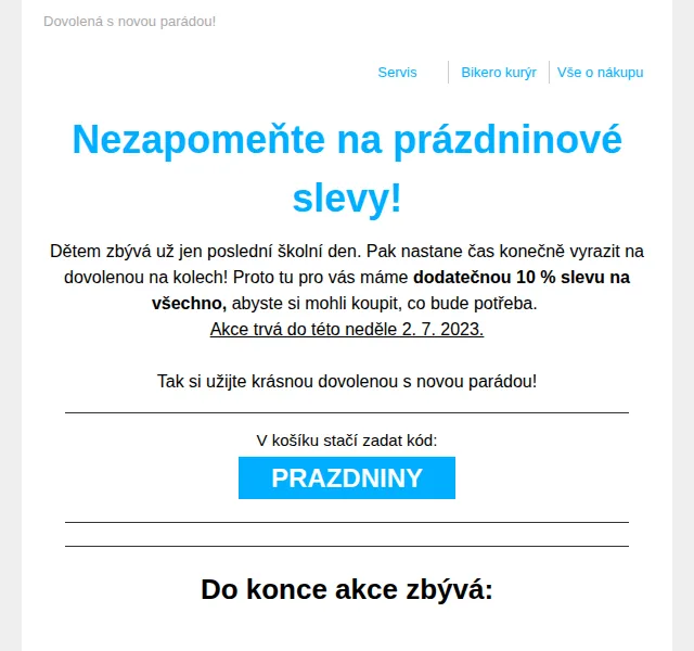 czbikero: 10% sleva na všechno – červen 2026 | Nuslet.cz