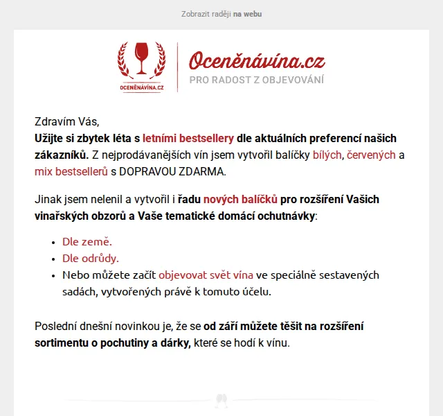 Vláďa z Oceněnávína.cz: Letní bestsellery s dopravou zdarma – červen 2026 | Nuslet.cz