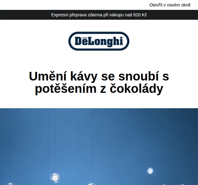 De'Longhi: Kávovar + dárek Venchi – červen 2026 | Nuslet.cz