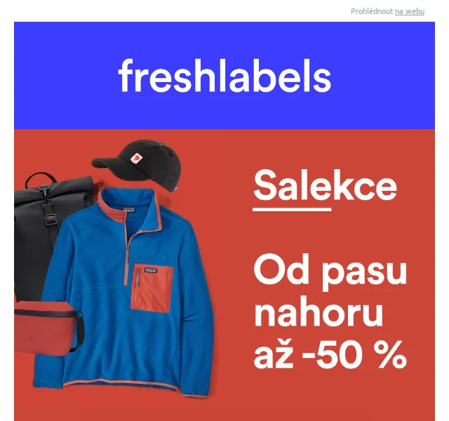 Freshlabels: Slevy až -50% na trička a batohy – červen 2026 | Nuslet.cz