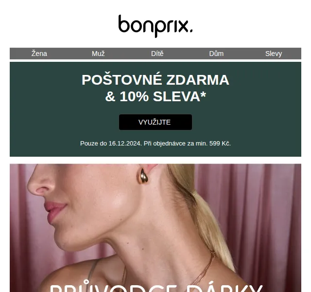 Bonprix: 10% sleva + poštovné zdarma – červenec 2026 | Nuslet.cz