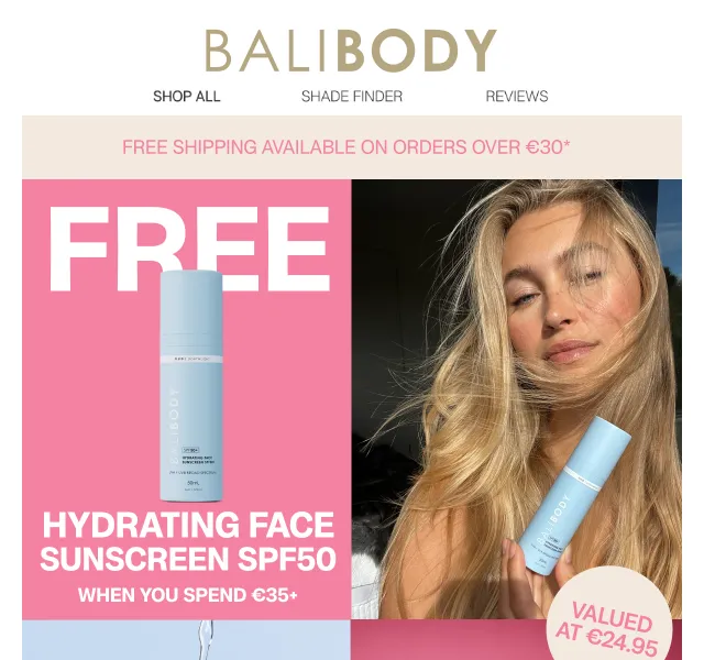 Bali Body: Hydratační opalovací krém SPF50 zdarma – červenec 2026 | Nuslet.cz