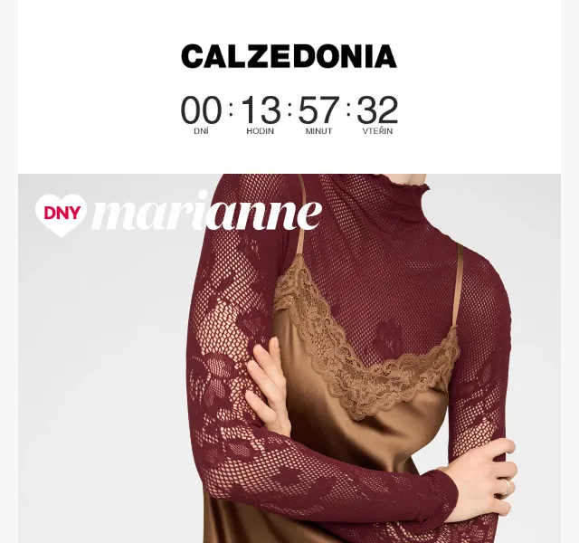 Calzedonia: sleva 20 % Dny Marianne – září 2026