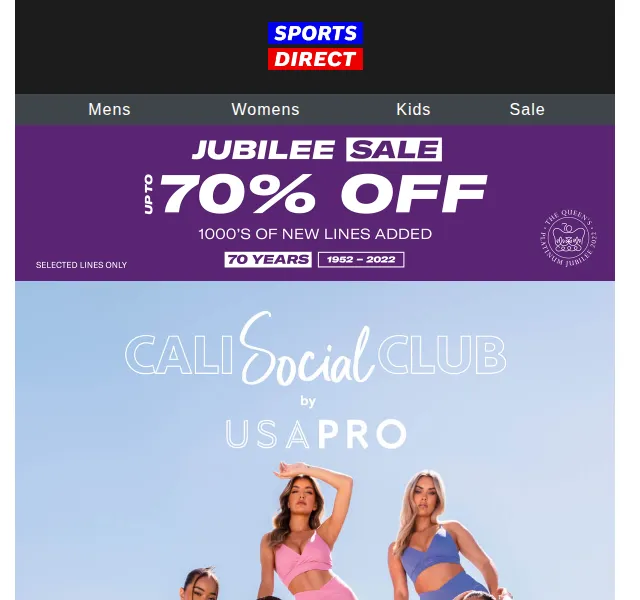 Sportsdirect.com: USA Pro sleva 50 % – červen 2026 | Nuslet.cz