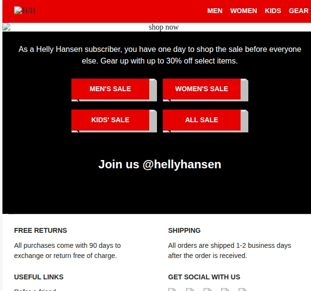 Helly Hansen: sleva až 30% na vybrané zboží – červen 2026 | Nuslet.cz