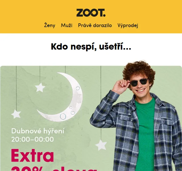 ZOOT: 30% sleva na všechno – červen 2026 | Nuslet.cz
