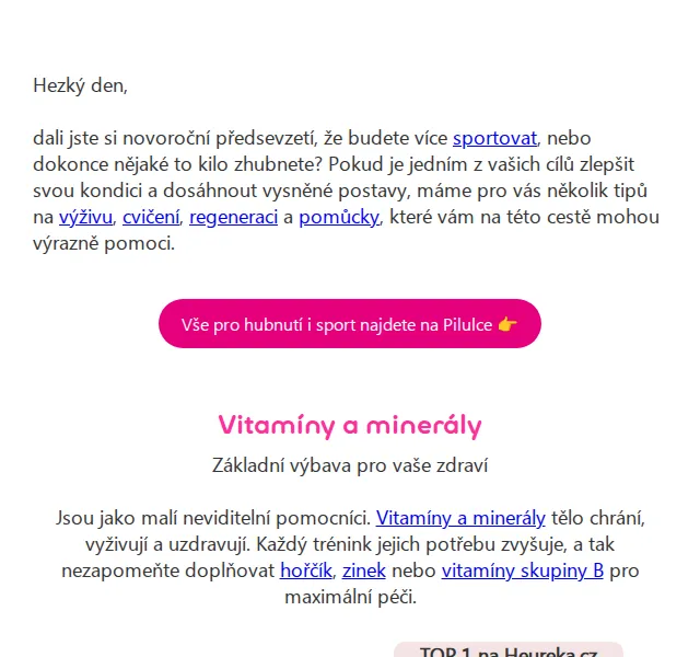 Pilulka.cz: Slevy na hubnutí a sport – červen 2026 | Nuslet.cz