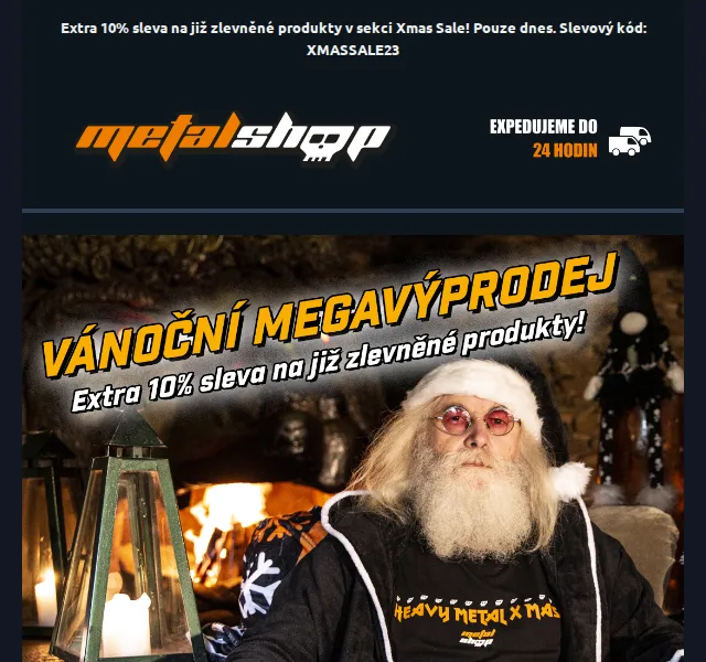 METALSHOP: Vánoční megavýprodej Xmas Sale – červen 2026 | Nuslet.cz