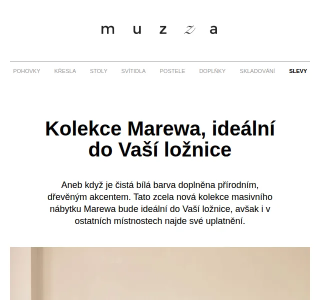 MUZZA: Kolekce Marewa – květen 2026 | Nuslet.cz