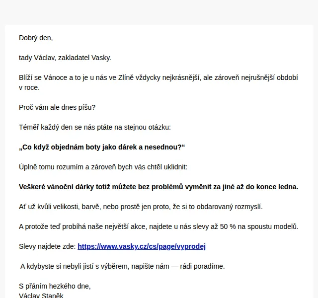Vasky: slevy až 50 % na boty – březen 2026 | Nuslet.cz