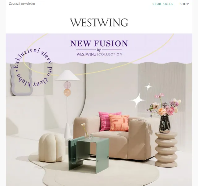 Westwing: New Fusion kolekce – červen 2026 | Nuslet.cz