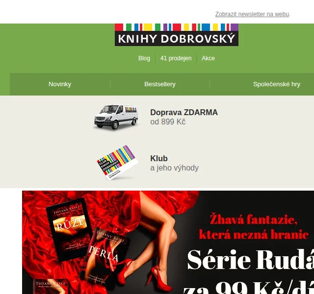KnihyDobrovsky.cz: Série Rudá od 99 Kč za díl – červen 2026 | Nuslet.cz
