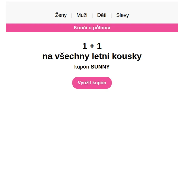 Dedoles: 1+1 na letní kolekci zdarma – červen 2026 | Nuslet.cz