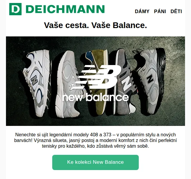 DEICHMANN: New Balance 408 a 373 – nová kolekce červen 2026 | Nuslet.cz