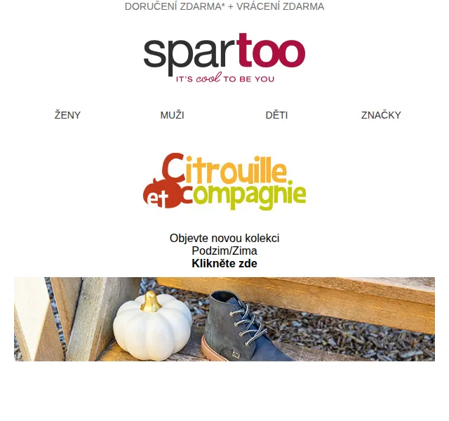 Spartoo: Boty Citrouille et Compagnie s dopravou zdarma – červenec 2026 | Nuslet.cz