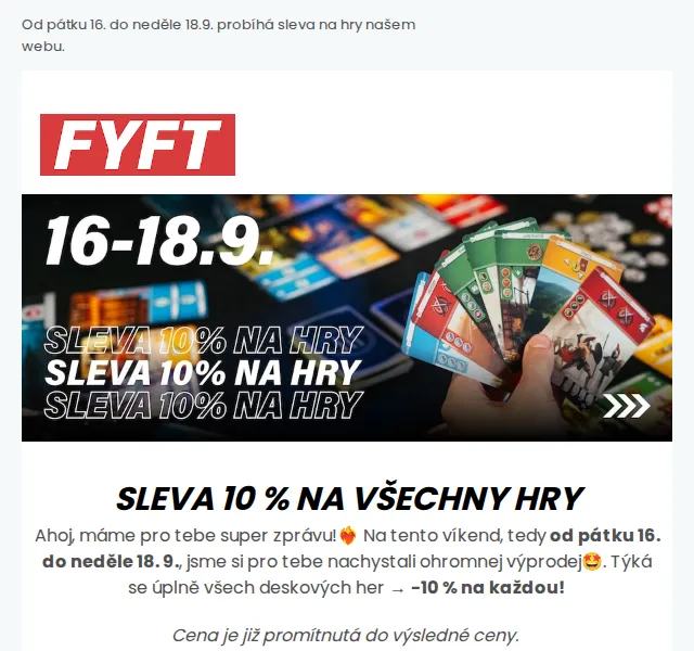 Zuzka | FYFT.cz: 10% sleva na deskové hry – září 2026 | Nuslet.cz