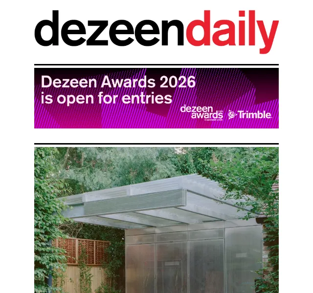 Dezeen Daily: Cabine of curiosities a net-zero AIA Campus – červen 2026 | Nuslet.cz