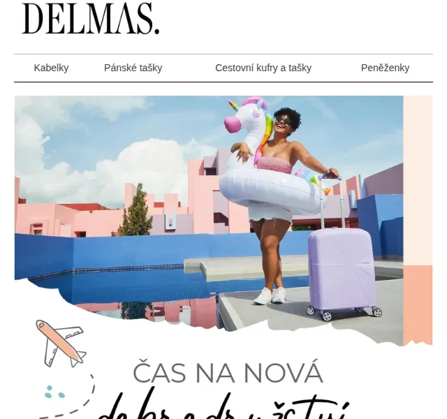 Delmas: Cestovní doplňky pro dovolenou – červenec 2026 | Nuslet.cz