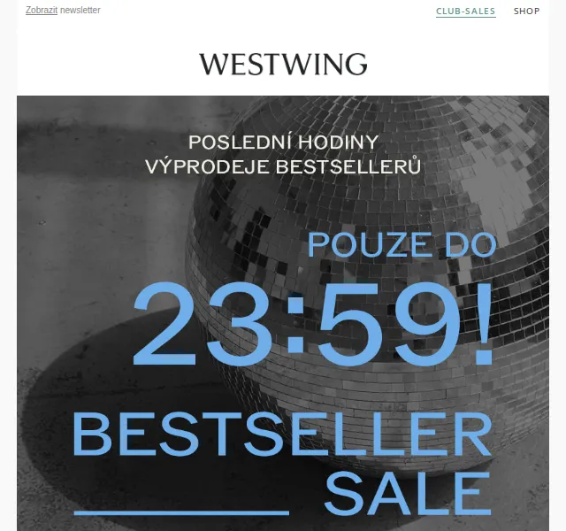 Westwing: BESTSELLER SALE končí dnes – červen 2026 | Nuslet.cz