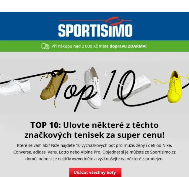 Sportisimo: 10 nejlepších tenisek na konec léta – červen 2026 | Nuslet.cz