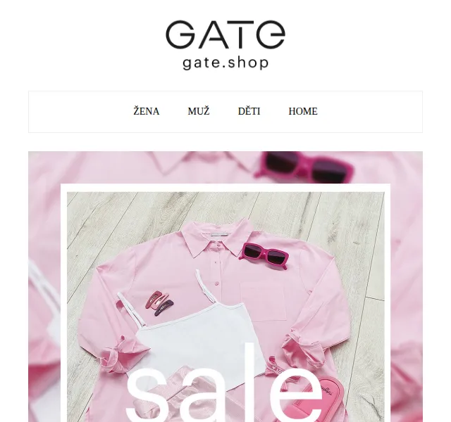 Gate.shop: Slevy až -80 % na módu – červen 2026 | Nuslet.cz