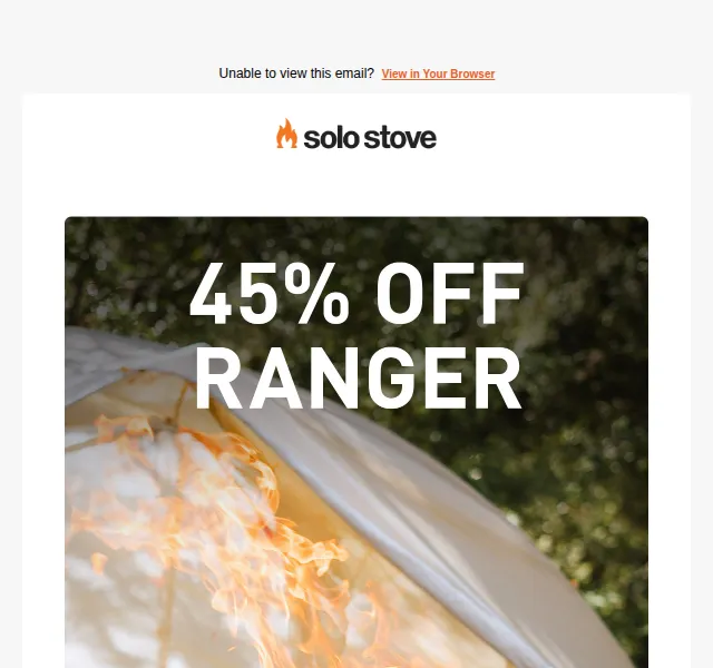 Solo Stove EU: Sleva 45 % na Ranger Fire Pit – červen 2026 | Nuslet.cz