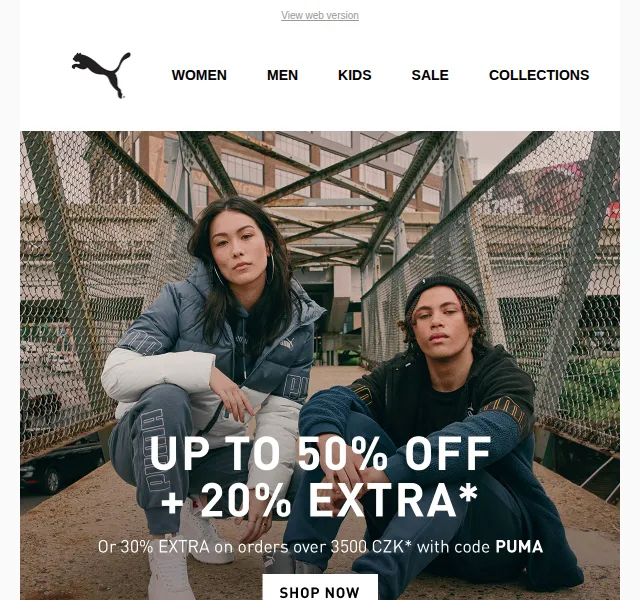 PUMA: Sleva až 50 % + 20 % (nebo 30 %) – červen 2026 | Nuslet.cz