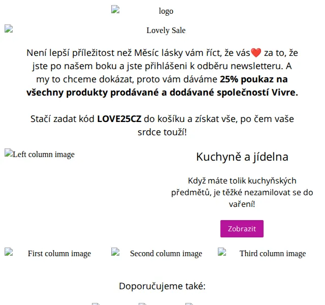 Vivre: 25% sleva na celý sortiment – červen 2026 | Nuslet.cz