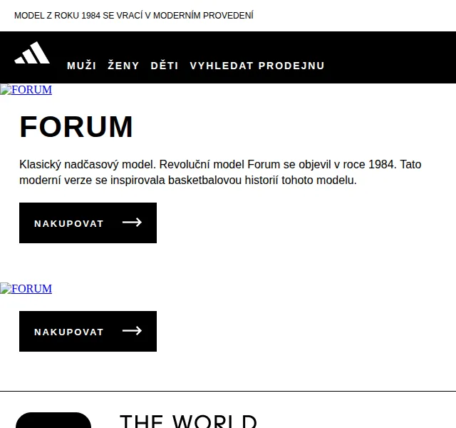 adidas: Forum boty 1984 v moderním provedení – červen 2026 | Nuslet.cz