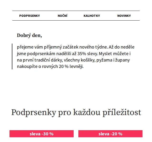 Astratex: Až −35 % na podprsenky – červen 2026 | Nuslet.cz