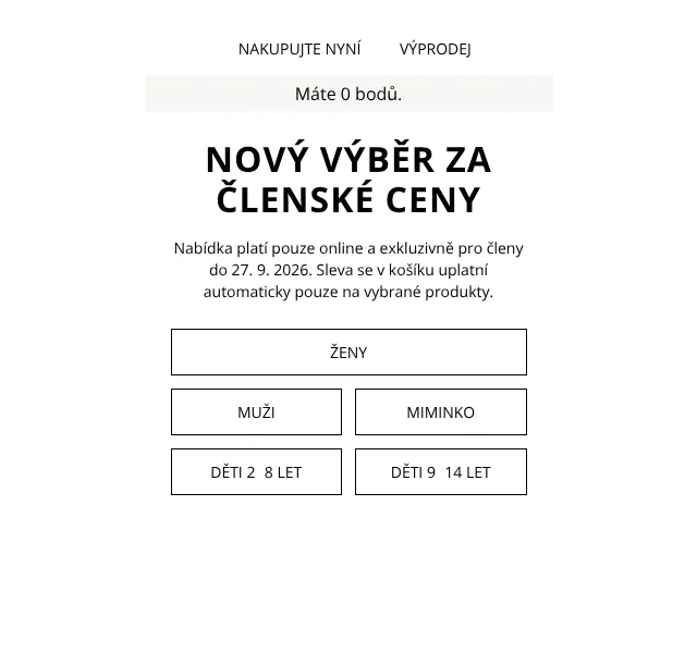 H&M Fashion: Slevy pro členy – září 2026