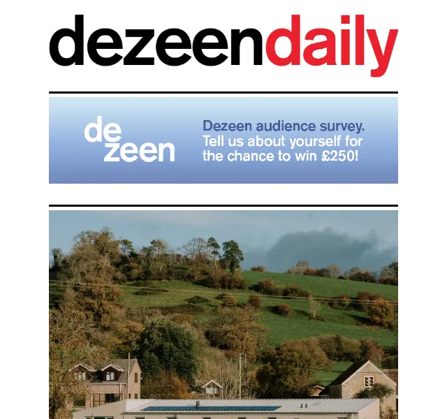 Dezeen Daily: Architektonické inspirace – červen 2026 | Nuslet.cz