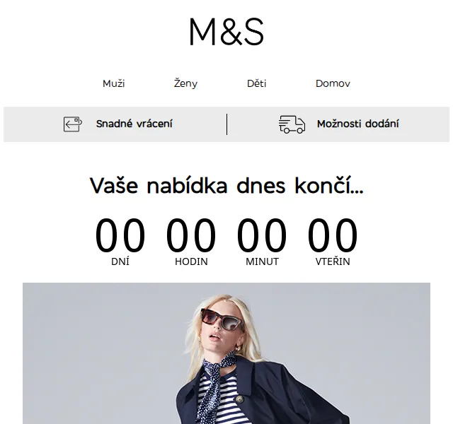 Marks and Spencer: 20% sleva na vše – červen 2026 | Nuslet.cz
