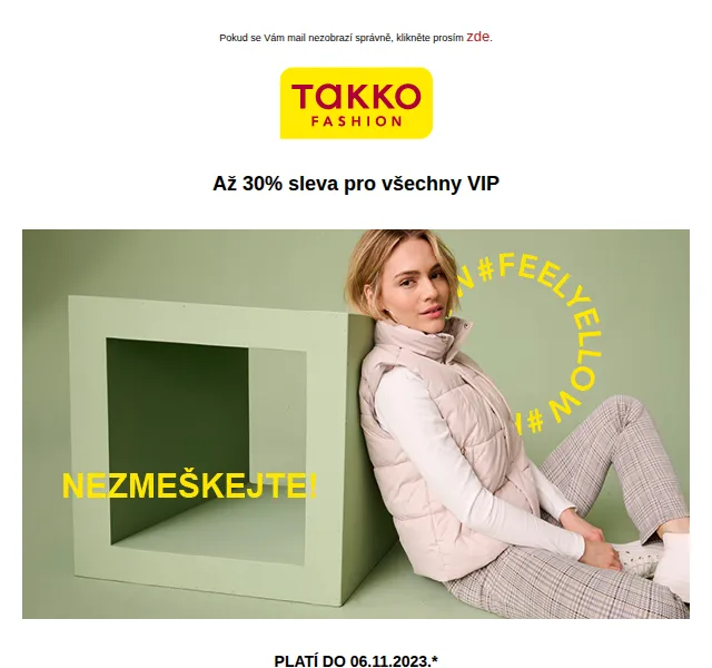 Takko Fashion: Až 30% sleva na basic kousky – červenec 2026 | Nuslet.cz