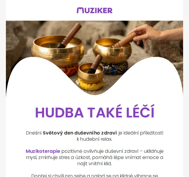 Muziker: 10% sleva na Shamann relaxační nástroje – červen 2026 | Nuslet.cz