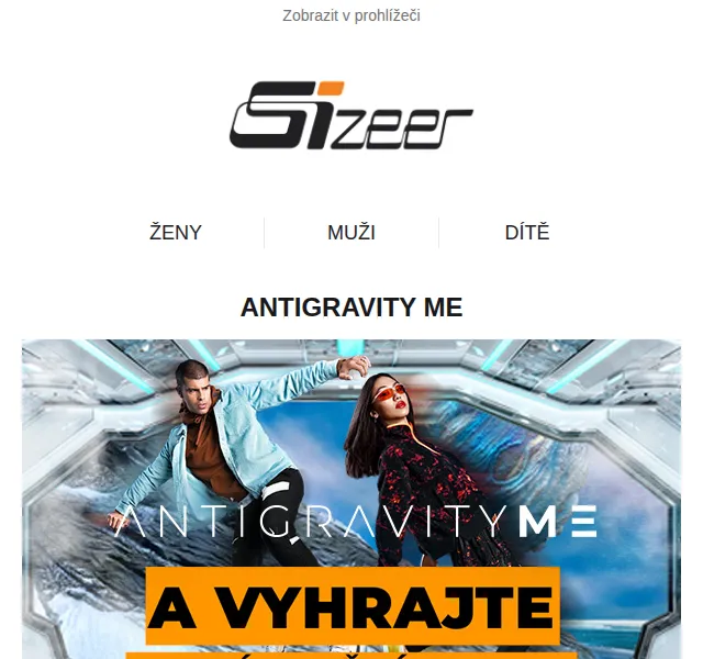 Sizeer: Antigravity Me – nová kolekce – červen 2026 | Nuslet.cz