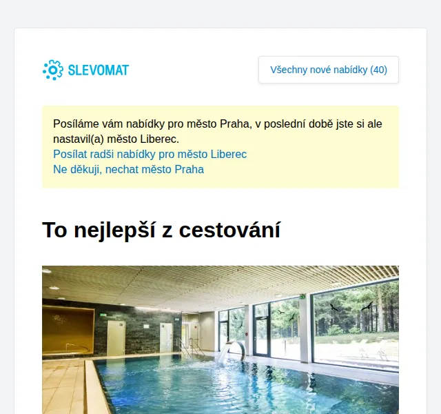 Slevomat: Luxus v Mariánkách s polopenzí – červen 2026 | Nuslet.cz