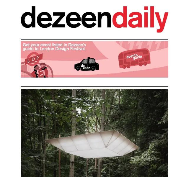 Dezeen Daily: Nová architektura a design – červen 2026 | Nuslet.cz