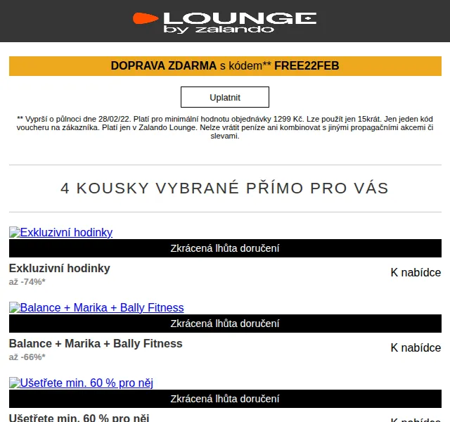 Lounge by Zalando: Slevy na Tamaris, HIP, BOSS a další značky – červen 2026 | Nuslet.cz